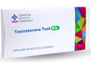 Testosterone Blood Test Kit. Male Hormone Testing. Laboratory Results