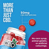 1500mg CBD High Strength Vegan Mixed Berry Gummies 25mg CBD per Gummy 60x Bottle (30 Days) - CBD Vegan Gummies, Gluten Free, Non-GMO, All Natural & No THC