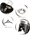 FMS-X2 Personal Cooking System Outdoor Hiking Camping Equipment Oven with Piezo Ignition POT Support & Stand for Outdoor Acitivities- Portable Propane Gas Stove Burner