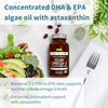 Vegan DHA & EPA Omega 3 Algae Oil & Astaxanthin, 180 Small Softgels, 1344mg Omega 3, Pure & Sustainable, 400mg DHA & 200mg EPA, Clean Label, 90 Servings, by Igennus