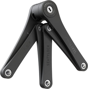 FoldyLock Compact Folding Bike Lock - Award Winning Patented High Security Cut Proof Bicycle Lock - Heavy Duty Anti Theft Smart Secure Guard with Key and Case for Bikes or Scooters - 85 cm