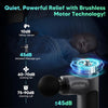 Mini Massage Gun Deep Tissue,  5 Speeds Muscle Massage Gun with 4 Massage Heads, 3200rpm Powerful Small Massage Gun, Super Quiet Percussion Massager for Muscle Pain Relief
