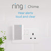 "Enhance Your Home Security with the Sleek White  Chime"
