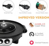 Hot Pot Electric with BBQ Grill Hotpot Chinese Pot Cooker 220V 2200W Korean Barbecue Thai ShabuShabu 2 in 1 Set