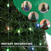 Horsetail Christmas Tree Lights Decorations with Ring Smart APP, 160LED 53ft Fairy Waterfall String Lights Outdoor & Indoor Strand Xmas Tree Multi Coloured Lights with Remote Control IP65 Waterproof