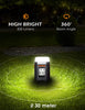 LED Camping Lantern Rechargeable Camping Power Bank Running 350Hrs, LCD Screen 4 Light Mode LED Tent Light, Waterproof Outdoor Working Light for Power Cuts Emergency Fishing Hiking