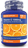 Vitamin C 1000mg, 100 High Strength Vitamin C Tablets with Rosehip & Bioflavonoids, Vegan Vitamin C Supplement, Supports The Immune System and Reduction of Tiredness and Fatigue.