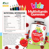 Multivitamin for Kids (5+) - 120 Vegan Gummies - 4 Month Supply - Tasty Strawberry Flavour - Kids Vitamins Including C, D & B12 - Made in The UK by