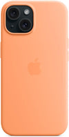 iPhone 15 Silicone Case with MagSafe - Orange Sorbet ​​​​​​​