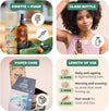 Organic Argan Oil 100ml - 100% Pure, Natural and Cold Pressed - for Hair, Face, Body, Beard, Nails - Vegan and Cruelty Free - Glass Bottle + Pipette + Pump