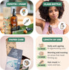 Organic Argan Oil 100ml - 100% Pure, Natural and Cold Pressed - for Hair, Face, Body, Beard, Nails - Vegan and Cruelty Free - Glass Bottle + Pipette + Pump