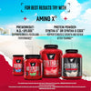 Nutrition Amino X Supplement with Vitamin D, Vitamin B6 and Amino Acids, Fruit Punch Flavour, 30 Servings, 435 g