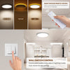 LED Ceiling Lights for Bedroom,24W 2400lm Dimmable Bathroom Lights Ceiling Lights Living Room with 1800K Night Light & 3000-6500K,Panel Smart Flush Ceiling Light for Kitchen Hallway OfficeØ29CM