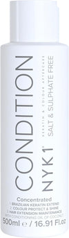 SALT AND SULPHATE FREE CONDITIONER (500ml) for use AFTER KERATIN TREATMENTS and for COLOUR TREATED HAIR Organic Aftercare for Men and Women. No Salt, Sulphate or Sodium