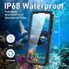 for Samsung Galaxy S24 Case Waterproof Clear Built-in Screen Protector Snowproof,Dustproof,Shockproof,IP68 Certified [Real 360] Full Body Protection Fully Sealed Underwater for Galaxy S24 6.1"