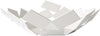 MT01 W La Stanza Dello Scirocco Basket, White, 24.5 x 23.2 x 6.2 cm