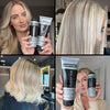 Super Ice Brightening Mask. Pigmented Black Intensive Mask to Brighten Blonde Hair. Jojoba Oil & Aloe Vera. 1000ml.