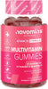 Multivitamin Gummies for Women & Men - 17 Essential Multi Vitamins – Chewable Multivitamins for Adults - Vitamin C, A, E, B2, B6, B12, Folic Acid, Zinc - Vegan & Peach Flavoured - 60 Gummies