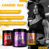 Loaded EAAs, Essential Amino Acids, BCAAs, Muscle Repair & Recovery Powder, 300g / 100g and 30/10 Servings, 9 Delicious Flavours (Strawberry Laces, 300g)