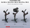 RS4 RS3 Wrist Support Weight-Reducing for DJI RS 4 Pro/RS 4/ RS 3 Pro/RS 3/ RS 2, Rotatable Design for Different Angle, with QD Quick Release Buckles - 4248