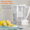 Water Filter Cartridges, 6 pack , fits and compatible with all BRITA jugs incl. PerfectFit & Amazon Basic Jugs