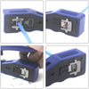 GJ670BL RJ45 Crimp Tool, Pass Through Ethernet Crimping Tool for Cat5 Cat6 Cat7 End Pass-Thru Connector, Support Stripping & Cutting