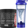 Bundle ABE Pre Workout 375g + Electric Shaker | All Black Everything Pre Workout Powder, Energy Drink, Physical Performance, Creatine, Beta Alanine, Caffeine (Cherry Cola)