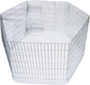 Hexagon Pet Play Pen, Silver