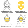 10 x Gold Face Mask - 24k Gold Crystal Gel Collagen Facial Masks, Treatment Anti Aging Puffiness Skincare Anti Wrinkle Tighten Skin