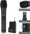 Wireless Microphone, Handheld Dynamic Microphone Wireless mic System for Karaoke Nights and House Parties to Have Fun Over the Mixer,PA System,Speakers-K025