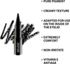 KAJAL STICK Eye Liner, Long Lasting Soft Gel based eyeliner pencil for Women With Smudgeable Soft Finish to give Smoldering Sexy Look to Eyelids, Cruelty Free Makeup - Oriental Black