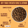 Adult and Senior Cats Dry Food, 750g