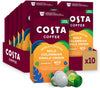 Costa Bold Colombian Single Origin Aluminium Coffee Pods (Pack of 10, Total 100 Coffee Capsules)