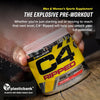 C4 Ripped Pre Workout Powder Raspberry Lemonade 30 Servings | Zero Sugar Pre Workout with 150mg Caffeine, 500mg L Carnitine, 1600mg Beta Alanine, 200mg Green Coffee Bean Extract