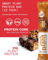 Nutrition Smart Plant Bar Low Calorie, High Protein Low Sugar Vegan Protein Bar/Protein Snacks, Salted Caramel Flavour, 20g of Plant Protein, 64g Bar (12 Pack)