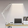 LED Desk Lamp with Clamp, Swing Arm Desk Lamp, Eye-caring Dimmable Desk Light with 10 Brightness, 3 Lighting Modes, Adjustable Table Lamp for Study, Drawing, Office, Architect, Task, Workbench