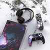 Full Set Skin Decal for ps5 Console Digital Edition, Sticker Vinyl Decal Cover for ps5 Controller & Charging Station & Headset & Media Remote - Evil Clown