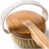 Dry Wet Bath Body Brush Back Scrubber with Anti-Slip Long Wooden Handle, 100% Natural Bristles Body Massager Good for Health and Beauty