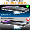 Self-Check Waterproof Phone Case for iPhone 13 Pro Max, Underwater Touchscreen Water Proof Dustproof Snowproof Diving Phone Case Built-in Screen Protector for Shower, Bike, Beach, Snorkeling