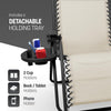 Gravity Chairs 2 Pack - Adjustable Reclining Zero Gravity Lounger for Garden & Patio - Foldable Lightweight Chairs with Ergonomic Support - Durable Textilene Fabric & Non-Slip Feet-Cream 2pk