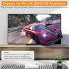 HDMI Splitter 1 in 2 Out Support 3D and 4K x 2K(30hz) 1x2 HDMI Splitter for Dual Monitors Duplicate/Mirror, Equipped with 0.5M HDMI Cable Compatible for Family Users and Game Enthusiasts