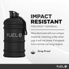 Jug - 2.2 Litre Water Bottle - Extra Strong Flex Material - Drop Proof, Pop or Straw Cap Options - 2.2L Large Gym Sports Bottle, BPA FREE