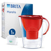 Water Filter Marella Rouge, 1 Cartouche Filtrante MAXTRA PRO All-in-1 - Innovative Filtration, Fridge Compatible, Dishwasher Safe