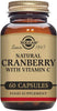 Natural Cranberry with Vitamin C Vegetable Capsules - Pack of 60 - Supports the immune system, Fights free radicals - Reduces tiredness and fatigue - Vegan