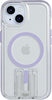 Tech 21 Evo Crystal Kick case for iPhone 15 - Compatible with MagSafe - Impact Protection Case - Lilac