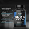 BCAA Tablets | 4000mg BCAAs per Serving | 3Months Supply | Essential Amino Acid Supplement with Vitamin B6 | 365 Vegan Tablets | BCAA Powder and Capsules Alternative Pre Workout | by