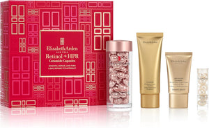 Elizabeth Arden SMOOTH, REPAIR & FIRM Retinol + HPR Ceramide Capsules 4-Piece Gift Set. anti-aging skincare for smoothing fine lines & wrinkles, luxury gifting for women