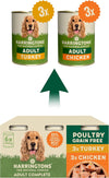 Complete Wet Can Grain Free Hypoallergenic Adult Dog Food Poultry Pack 6x400g - Chicken & Turkey - Made with All Natural Ingredients