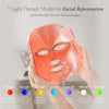 Skin Rejuvenation Photon Mask | 7 Color LED Photon Light Therapy Anti-aging Smooth Wrinkles Fine Lines Skin Tightening Facial Daily