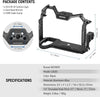 G9 II S5 II Cage S5 IIX Cage Camera with HDMI Cable Clamp NATO Rail Arca QR Base 3/8 Inch ARRI 1/4 Inch Thread Cold Shoe, Compatible with Panasonic LUMIX S5 II/S5 IIX DJI RS2 RS3 Gimbal, CA020